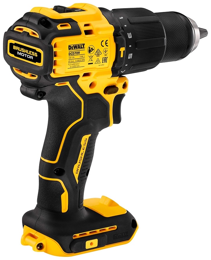 Фотография Дрель-шуруповерт DeWalt DCD709N-XJ