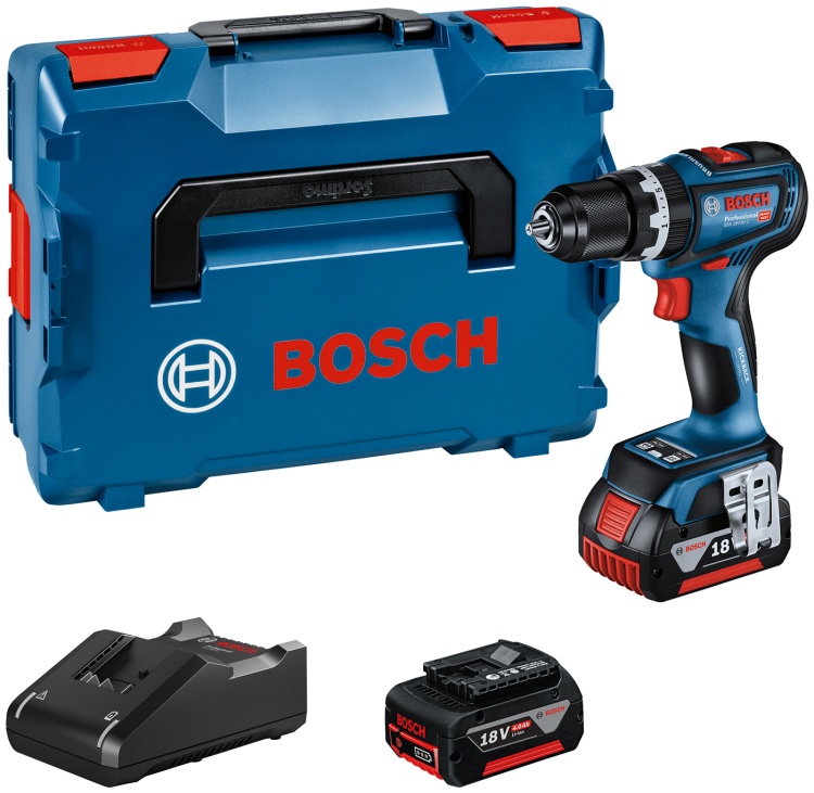 Картинка Дрель-шуруповерт BOSCH GSB 18V-90 C 06019K6106