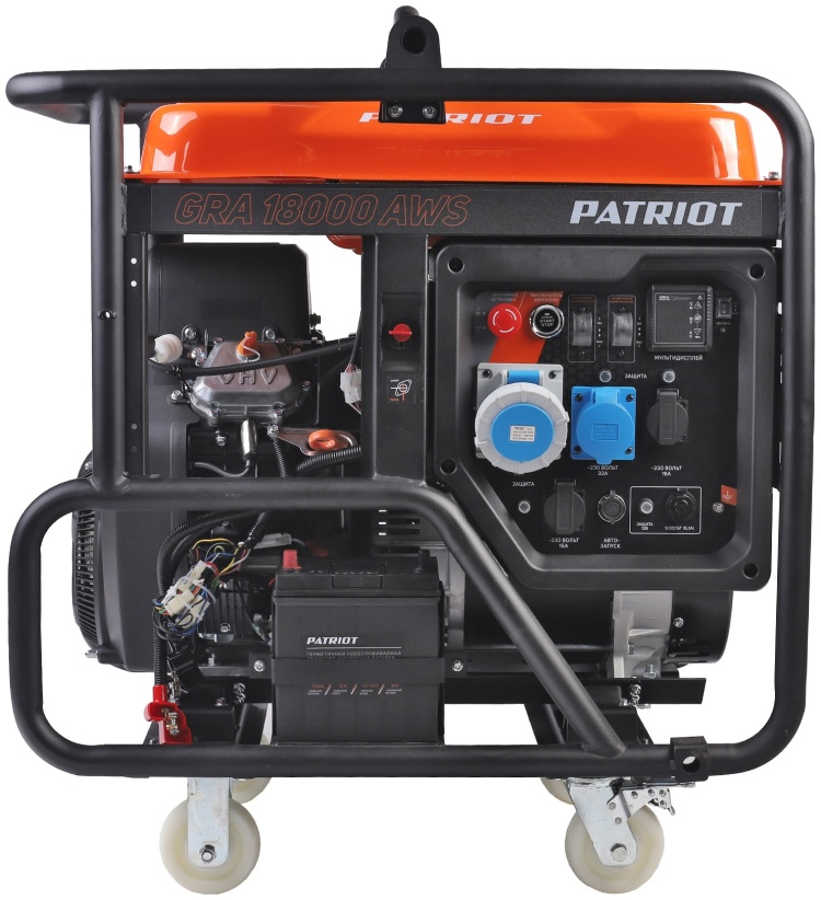 Картинка Генератор бензиновый PATRIOT GRA 18000AWS