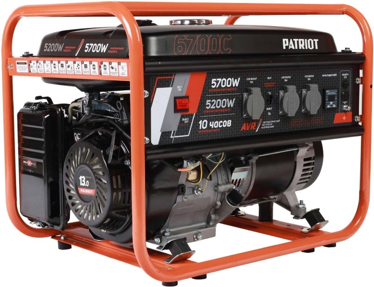 Генератор бензиновый PATRIOT GRS 6700C Казахстан