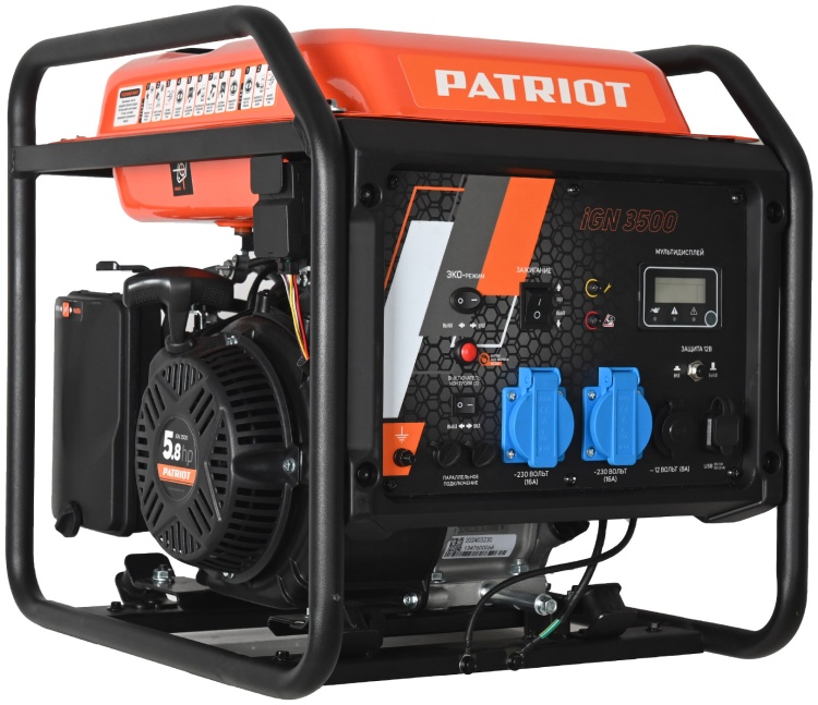 Фото Генератор инверторный PATRIOT iGN 3500