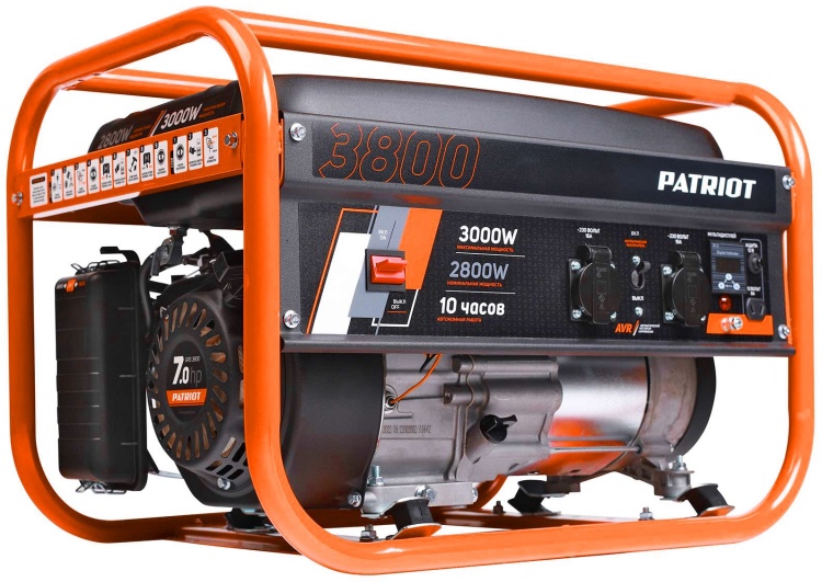 Фотография Генератор бензиновый PATRIOT GRS 3800