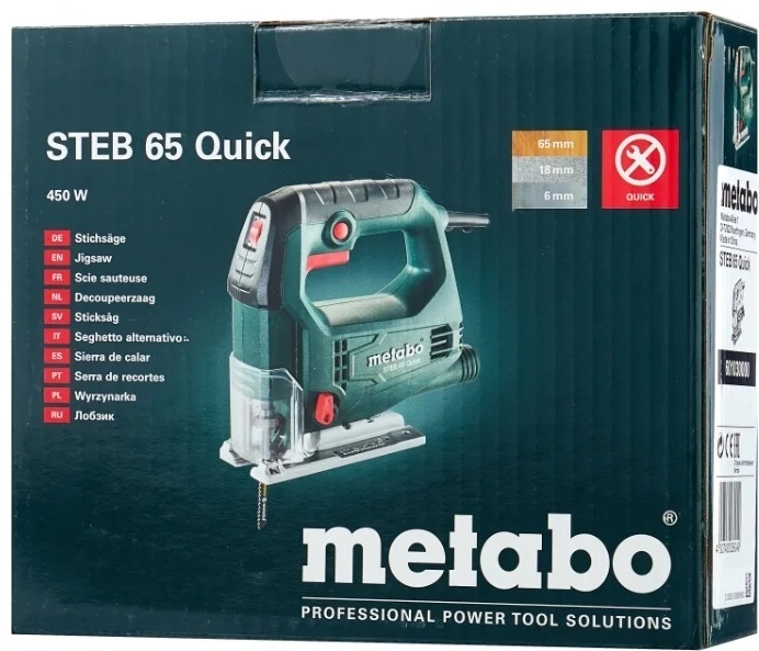 Фотография Лобзик METABO STEB 65 Quick (601030000)