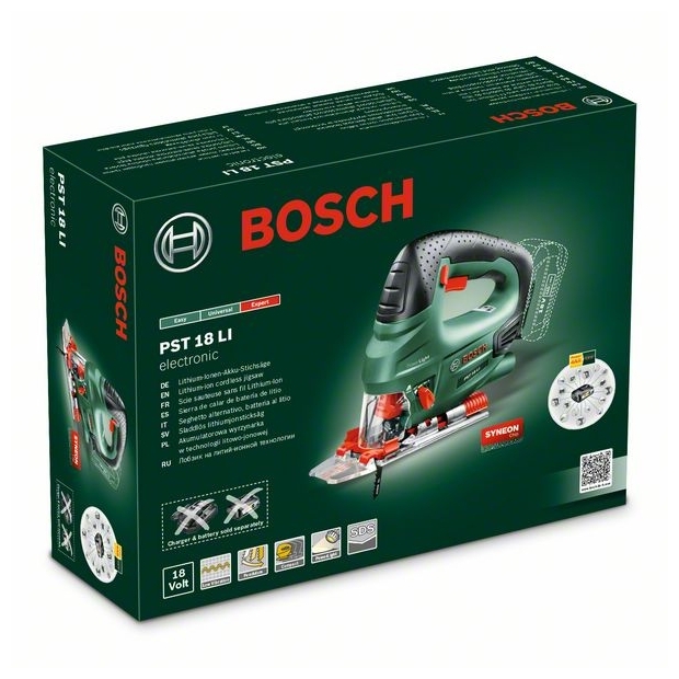 Фото Лобзик BOSCH PST 18 LI без акк. и з/у (603011020)