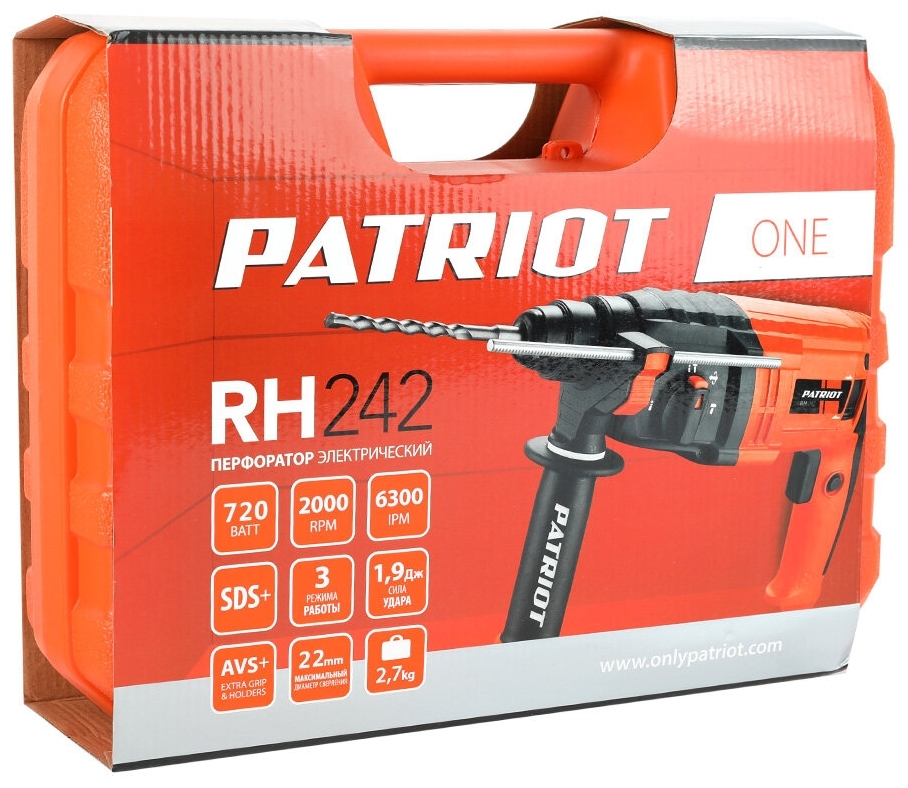 Перфоратор PATRIOT THE ONE RH 242 заказать