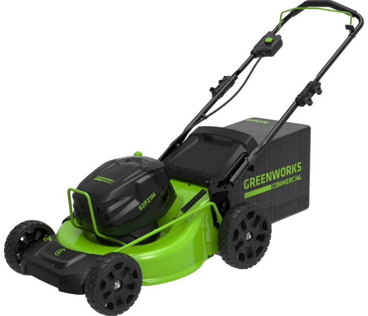 Газонокосилка GREENWORKS GC82LM51SP2K2 2515907UB (1хАКБ 5 Ач. и ЗУ)