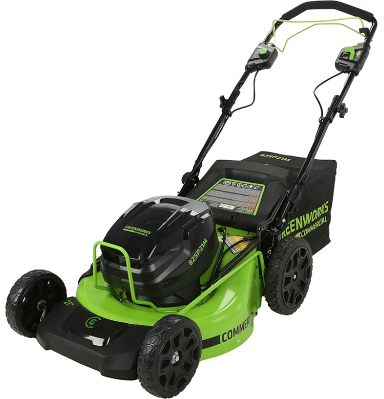 Фотография Газонокосилка GREENWORKS GC82LM51SP2K2 2515907UB (1хАКБ 5 Ач. и ЗУ)