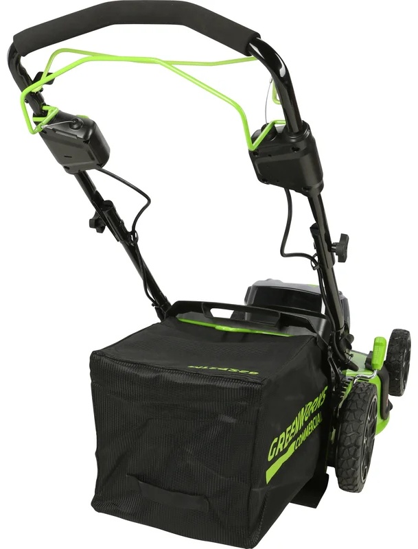 Картинка Газонокосилка GREENWORKS GC82LM51SP2K2 2515907UB (1хАКБ 5 Ач. и ЗУ)