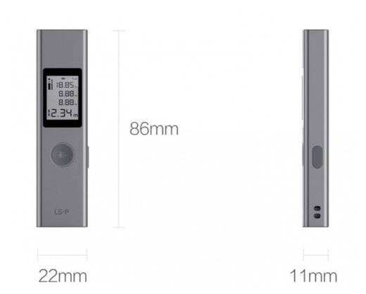 Фото Лазерный дальномер XIAOMI Duka LS-P Laser Range Finder 40M