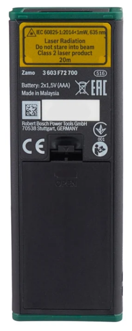 Фото Лазерный дальномер BOSCH Zamo III basic (0603672700)