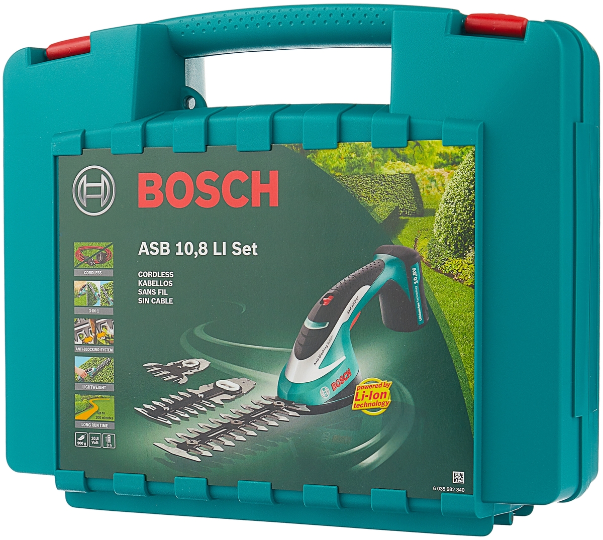 Фотография Садовые ножницы BOSCH ASB 10,8 LI (0600856301)