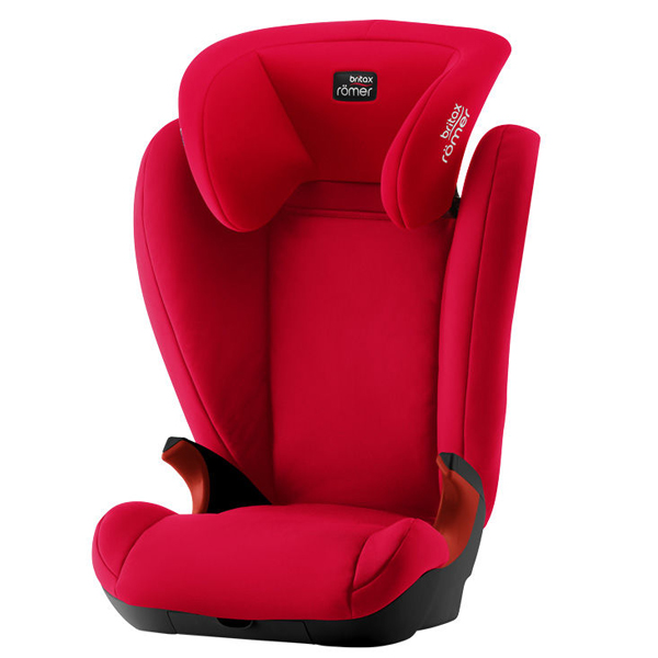 Фото Автокресло Britax Roemer Kid II Black Series Fire Red Trendline (15-36кг) 2г+