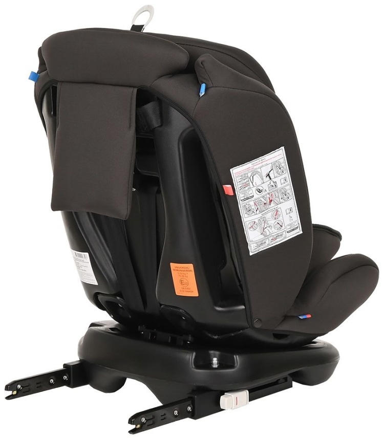 Фото Удерживающее устройство BAMBOLA 0-36 кг Minori ISOFIX Темно/Серый 2шт/кор KRES3558