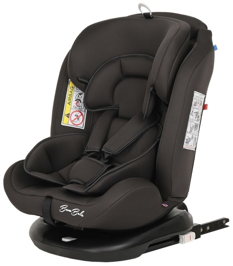 Картинка Удерживающее устройство BAMBOLA 0-36 кг Minori ISOFIX Темно/Серый 2шт/кор KRES3558