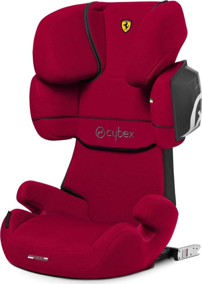 Фото Автокресло CYBEX Solution X2-Fix FE Ferrari Racing Red (15-36кг) 2г+