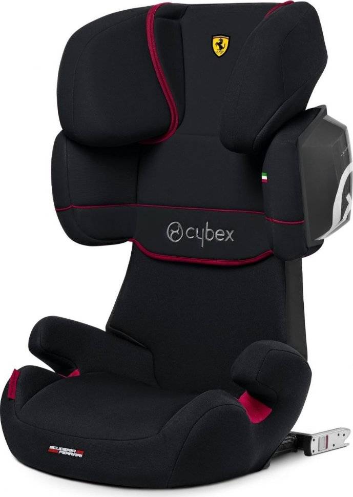 Фото Автокресло CYBEX Solution X2-Fix FE Ferrari Victory Black (15-36кг) 2г+