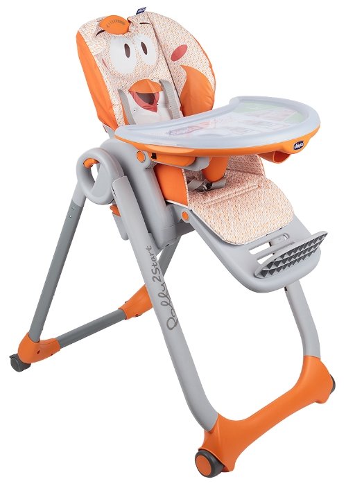 Стульчик для кормления CHICCO Polly 2 Start Fancy Chicken 4w