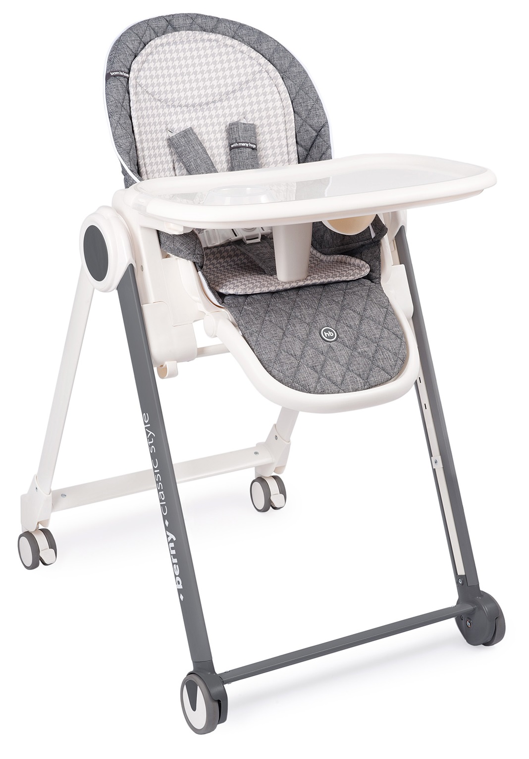 Стульчик для кормления Happy Baby BERNY BASIC Dark grey