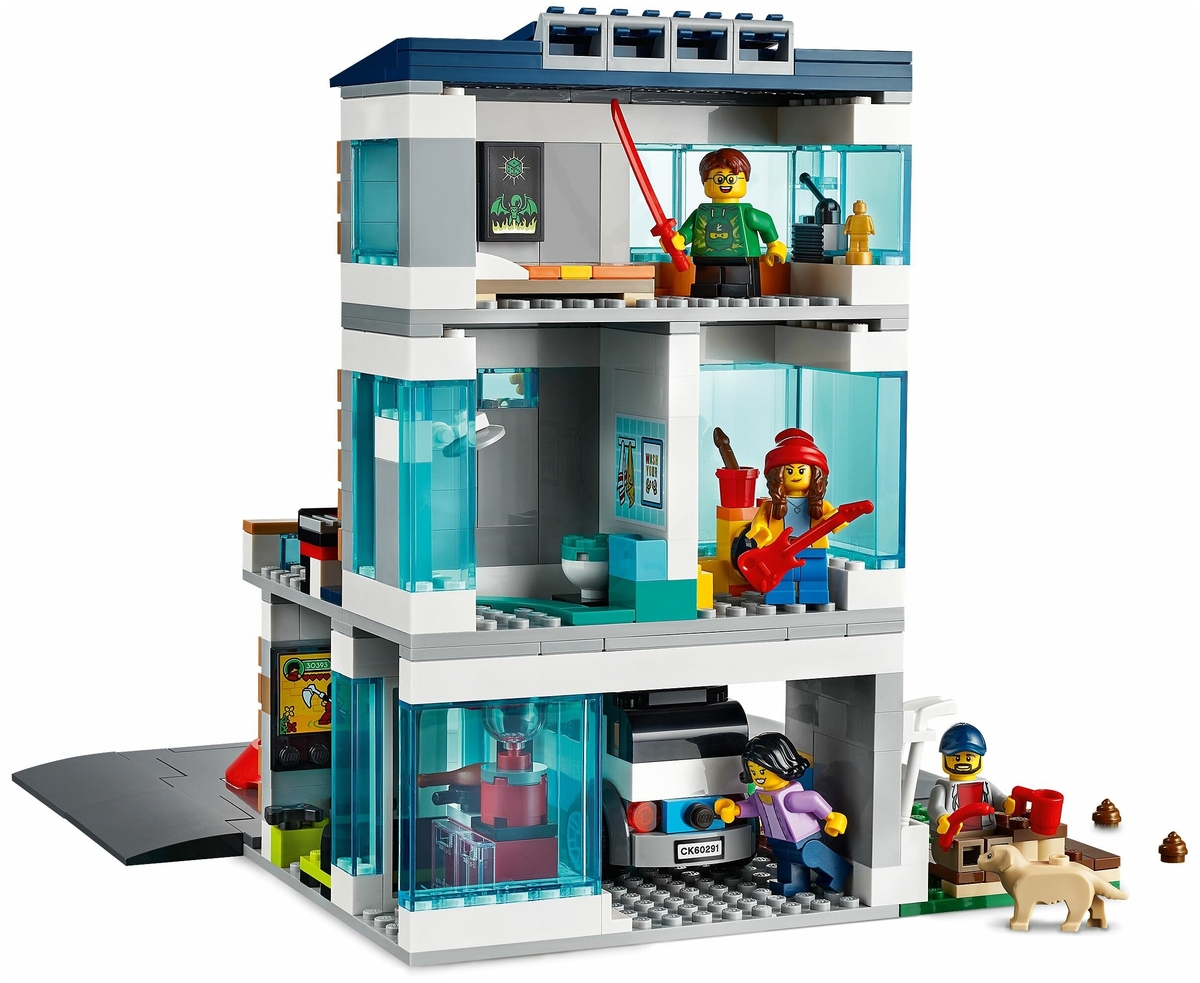 Цена Конструктор LEGO 60291 Город Современный дом для семьи