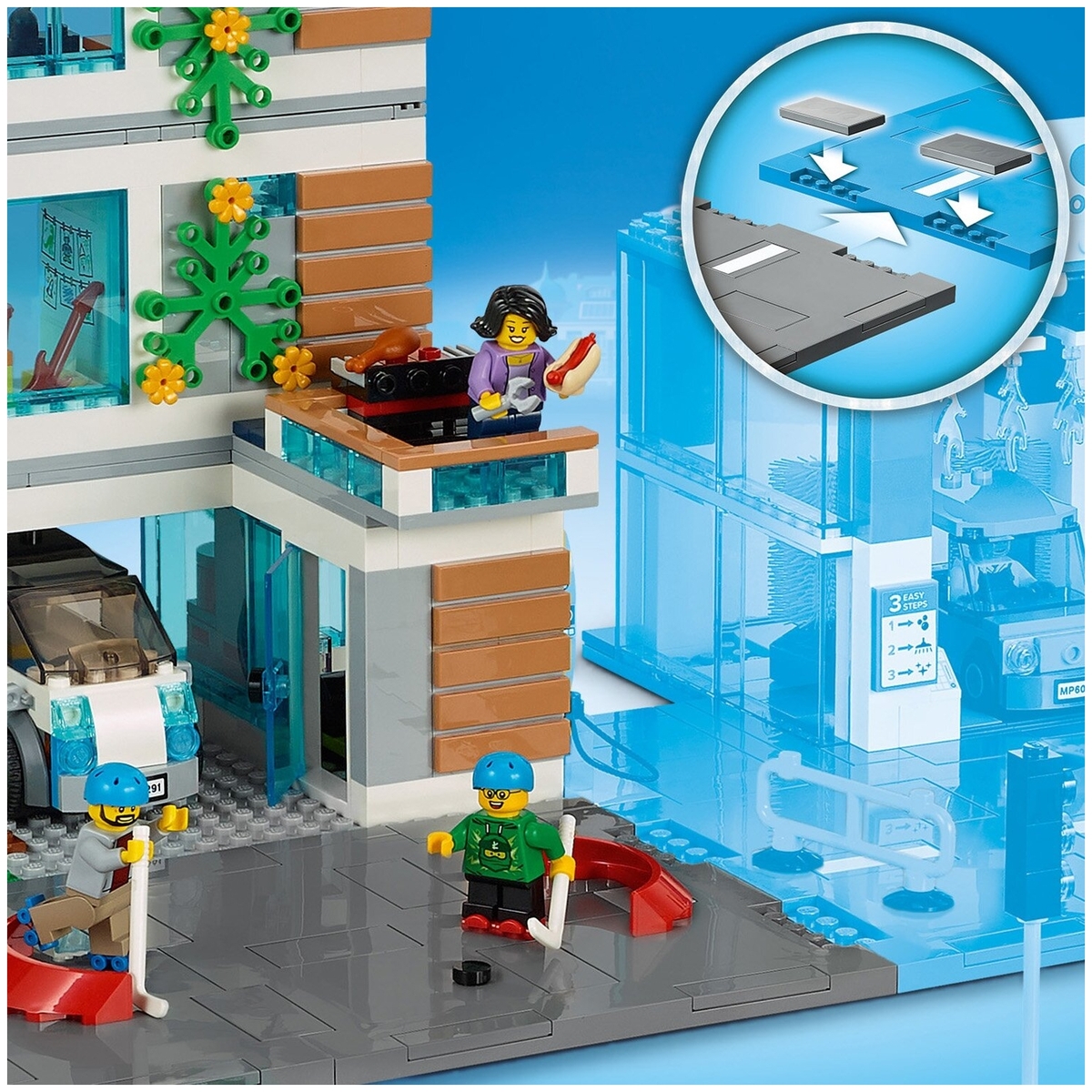 Конструктор LEGO 60291 Город Современный дом для семьи Казахстан