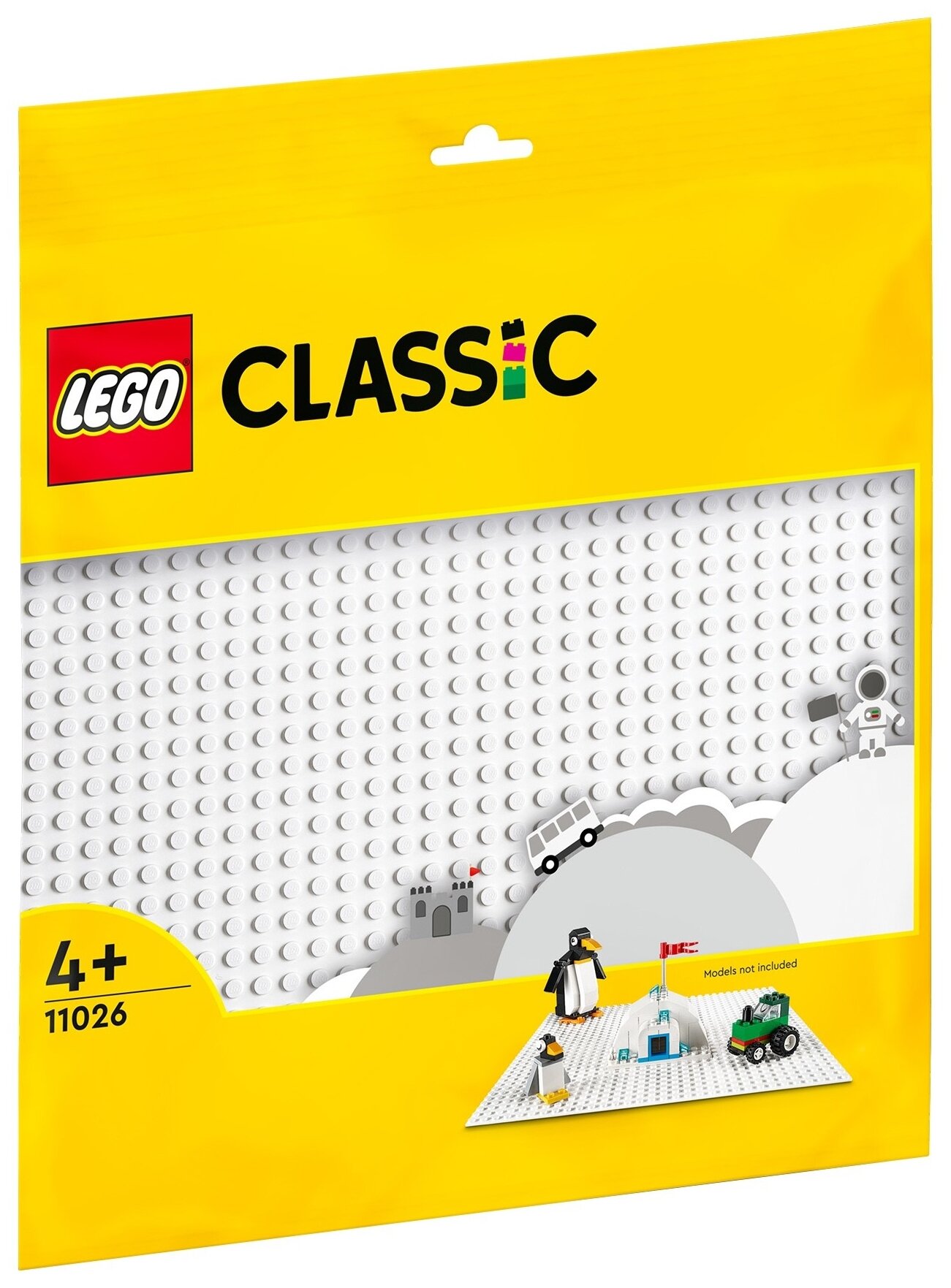 Конструктор LEGO 11026 Классика Белая базовая пластина Казахстан