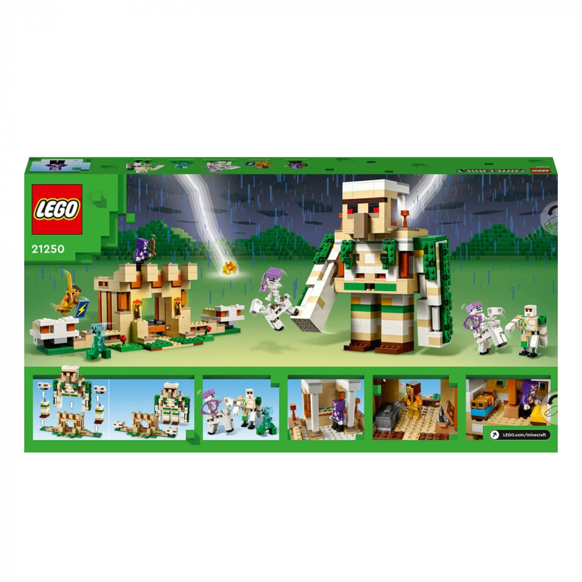 Цена Конструктор LEGO 21250 Minecraft Крепость Железного Голема