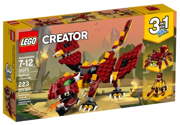 Конструктор LEGO Мифические существа CREATOR 31073