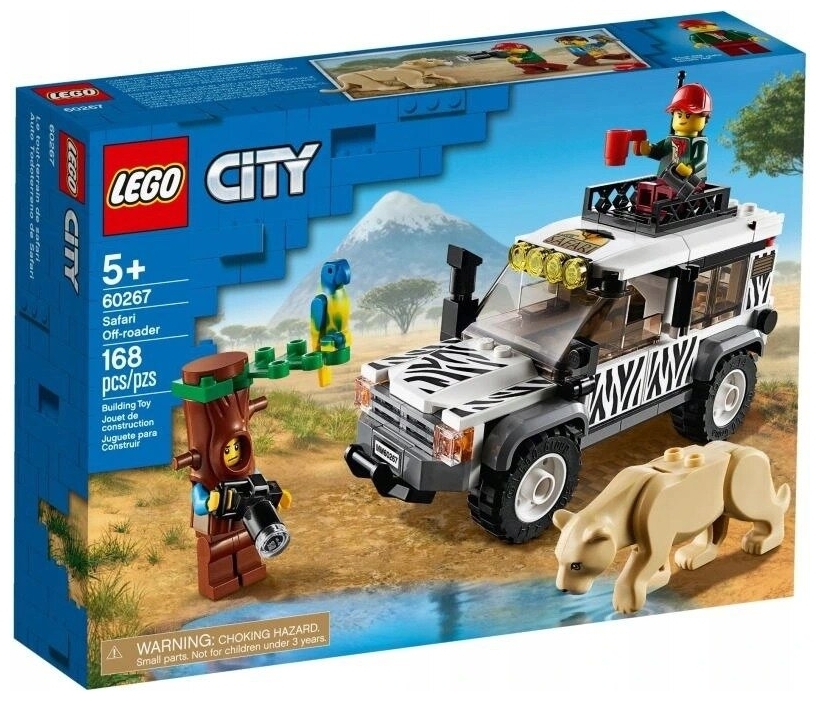 Конструктор LEGO 60267 Город Great Vehicles Внедорожник для сафари