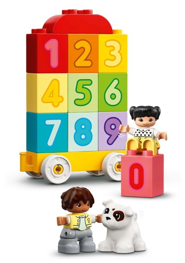 Купить Конструктор LEGO 10954 Дупло Поезд с цифрами — учимся считать
