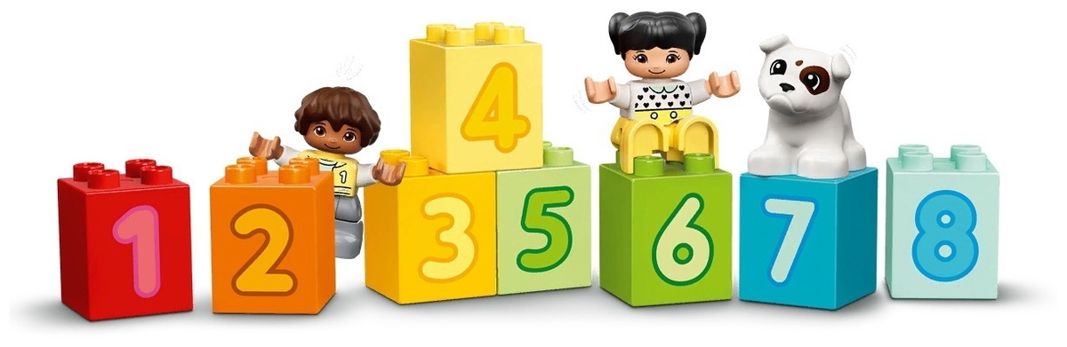Конструктор LEGO 10954 Дупло Поезд с цифрами — учимся считать Казахстан
