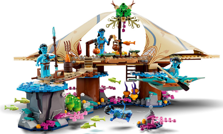 Цена Конструктор LEGO 75578 Аватар Дом Меткайина на рифе