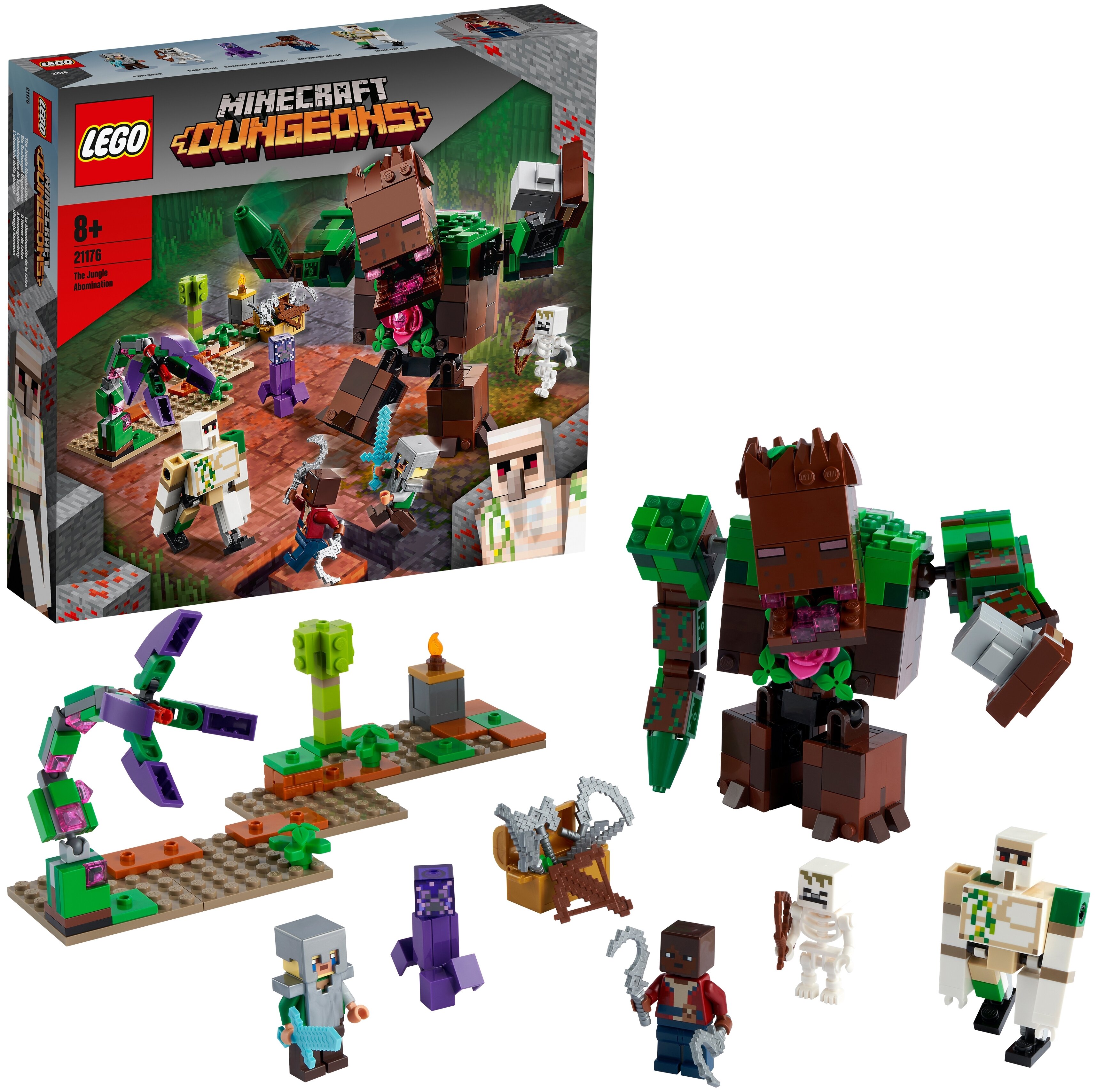 Фотография Конструктор LEGO 21176 Minecraft Мерзость из джунглей