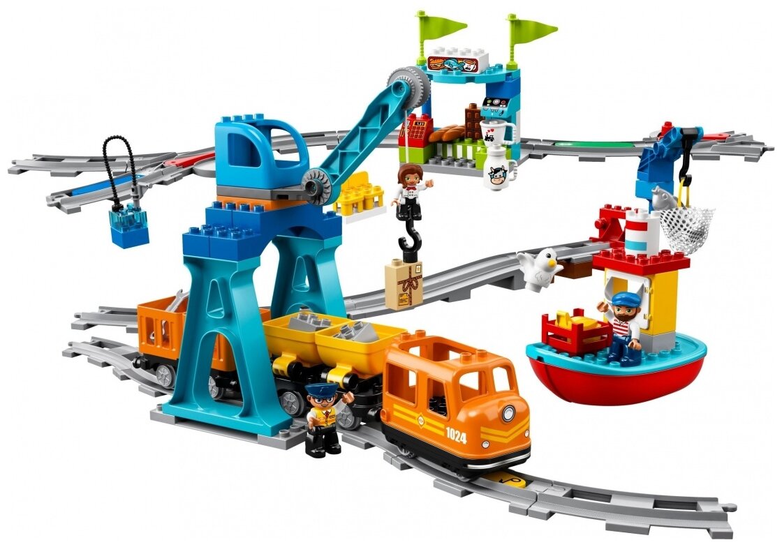 Картинка Конструктор LEGO Грузовой поезд 10875