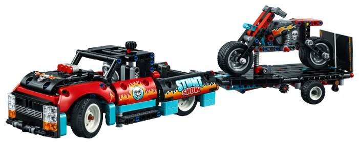 Купить Конструктор LEGO Шоу трюков на грузовиках и мотоциклах Technic 42106