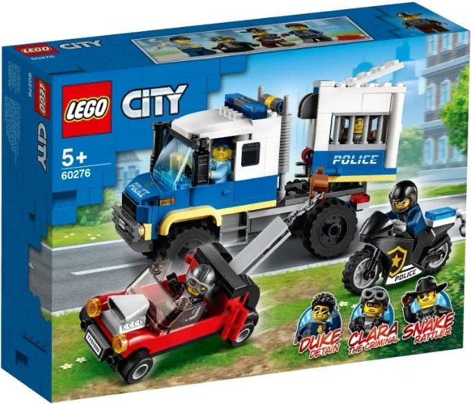 Конструктор LEGO 60276 Город Транспорт для перевозки преступников