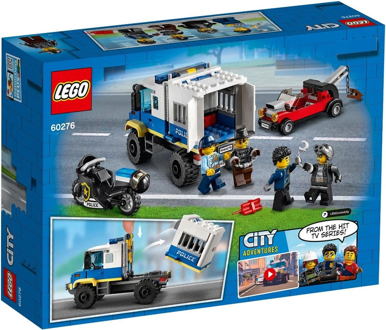 Фото Конструктор LEGO 60276 Город Транспорт для перевозки преступников