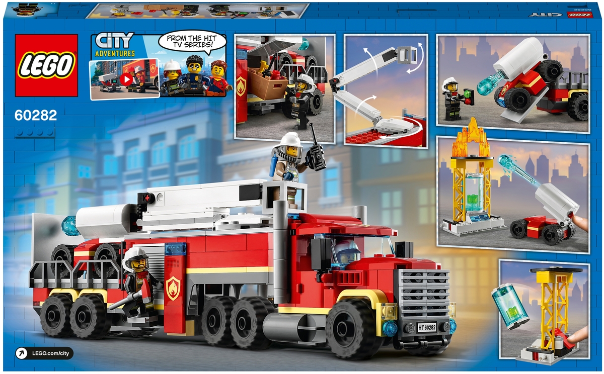 Фото Конструктор LEGO 60282 Город Команда пожарных
