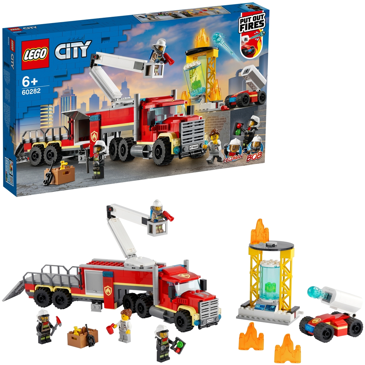 Фотография Конструктор LEGO 60282 Город Команда пожарных