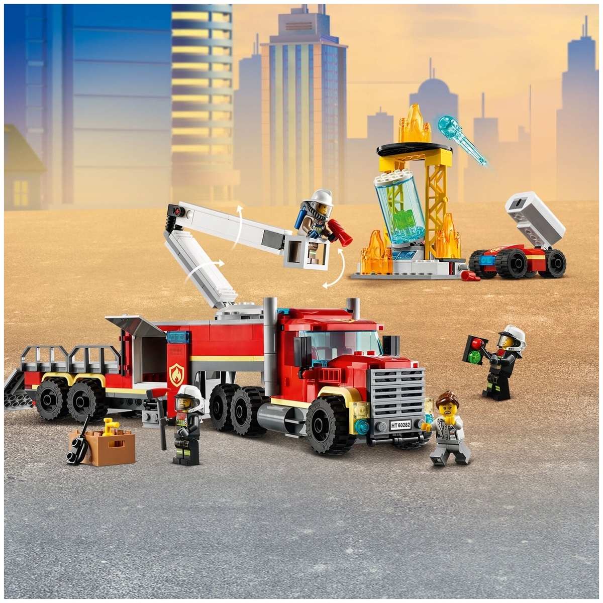 Картинка Конструктор LEGO 60282 Город Команда пожарных