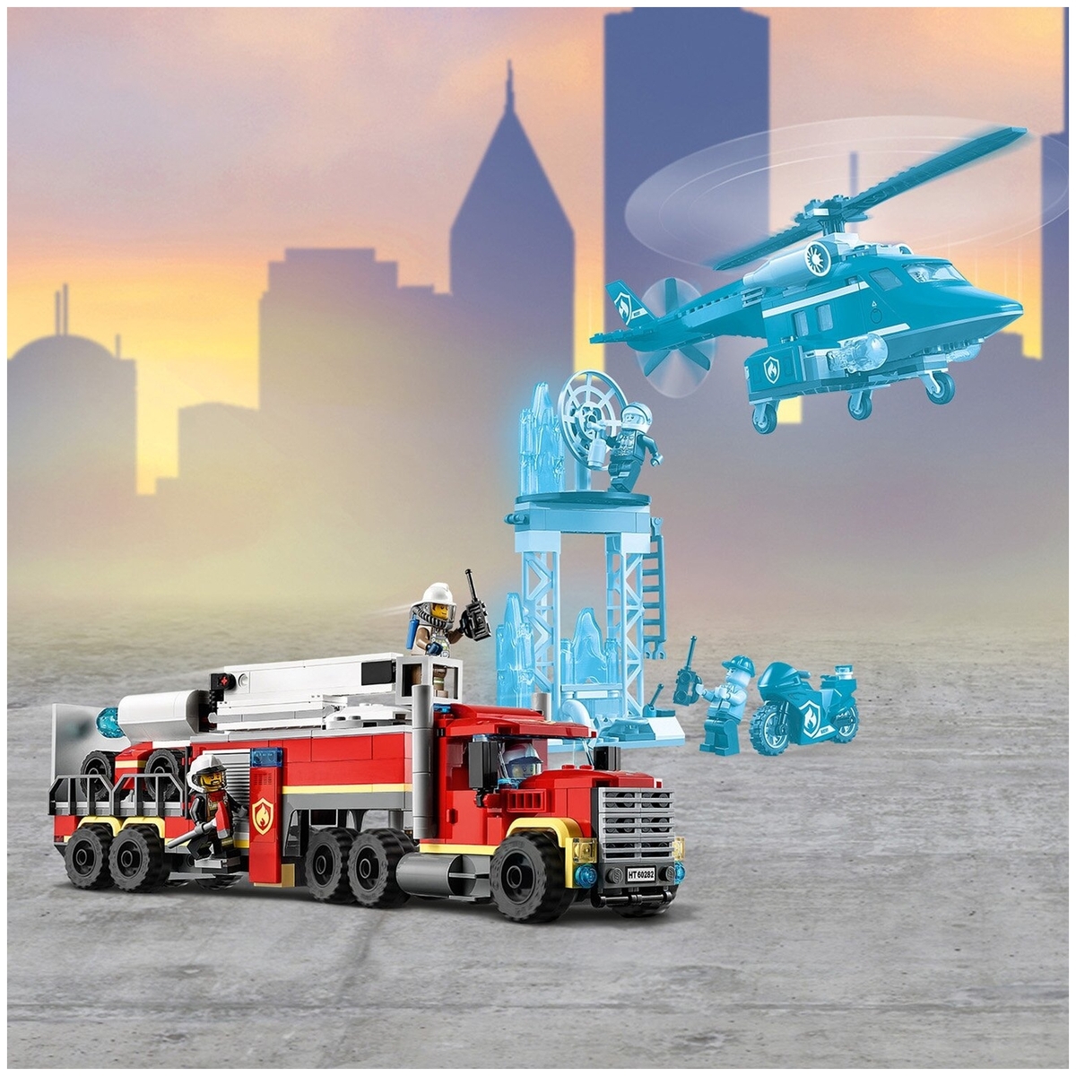 Цена Конструктор LEGO 60282 Город Команда пожарных