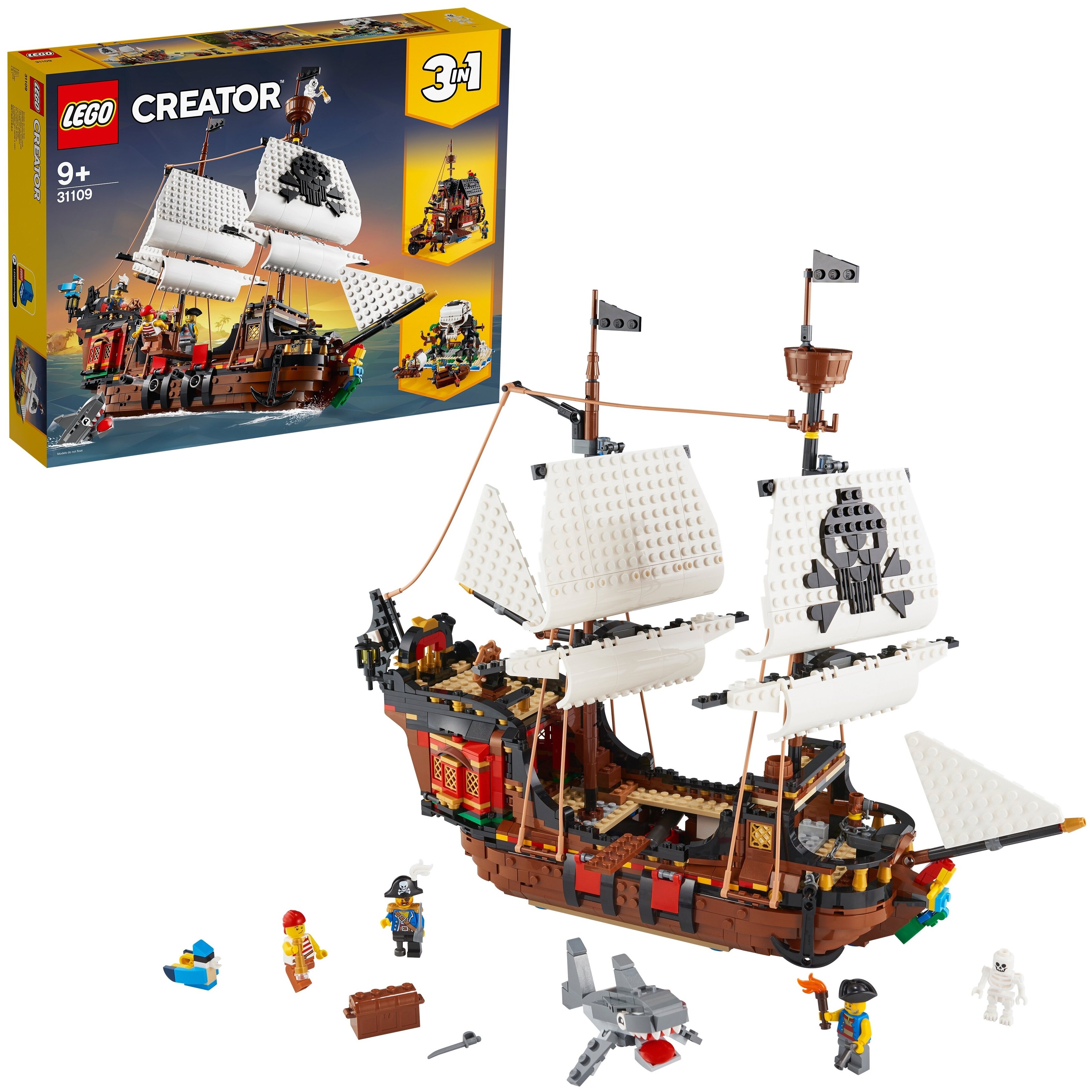 Фотография Конструктор LEGO 31109 Криэйтор Пиратский корабль