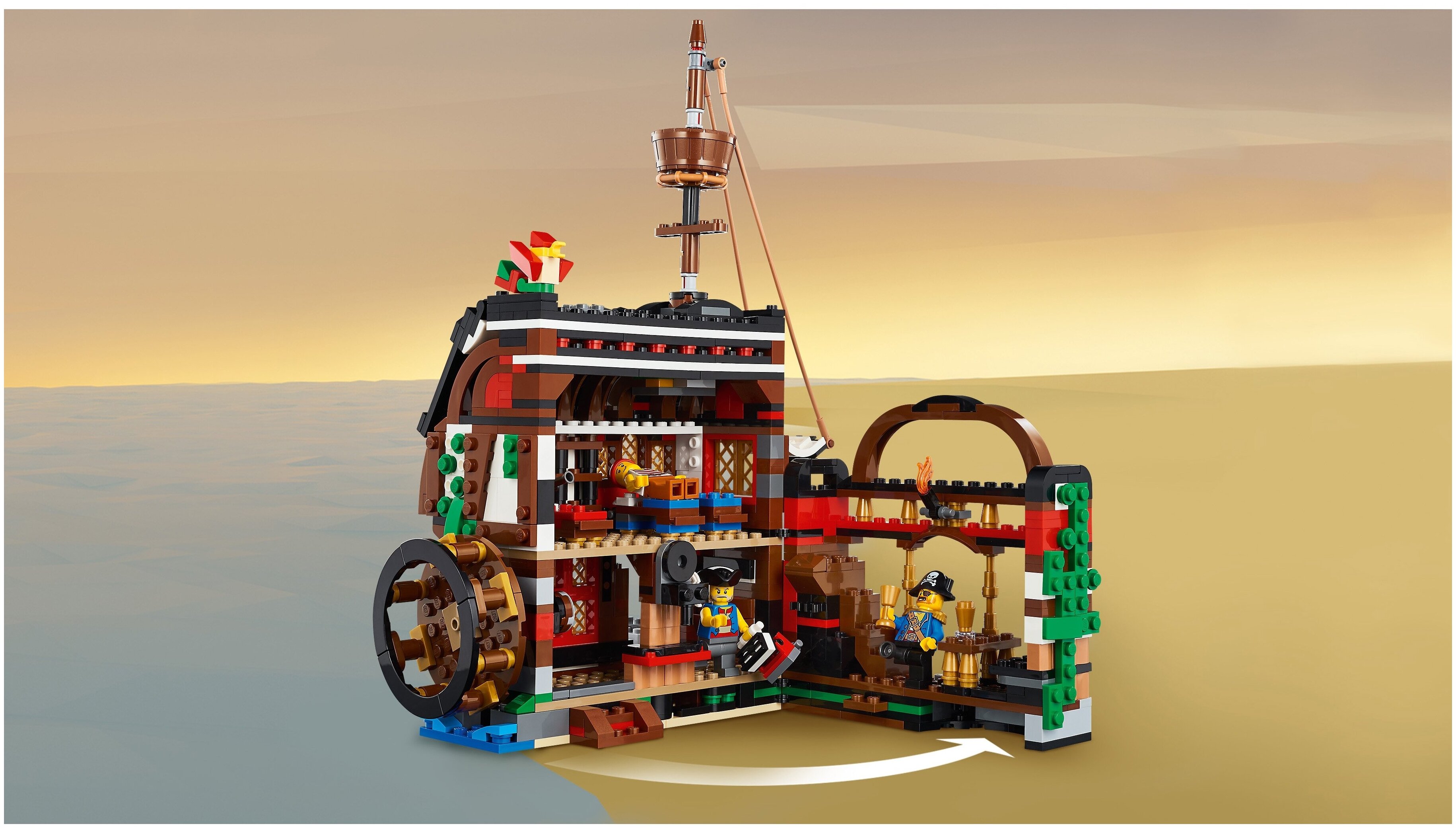 Конструктор LEGO 31109 Криэйтор Пиратский корабль Казахстан