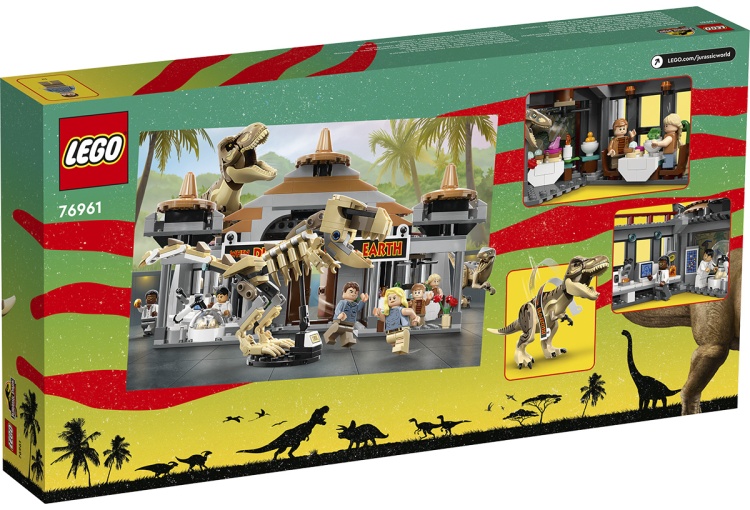 Фото Конструктор LEGO 76961 Jurassic World Центр для посетителей: Т-рекс против Раптора