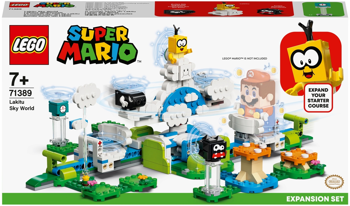 Конструктор LEGO 71389 Super Mario Дополнительный набор «Небесный мир лакиту»