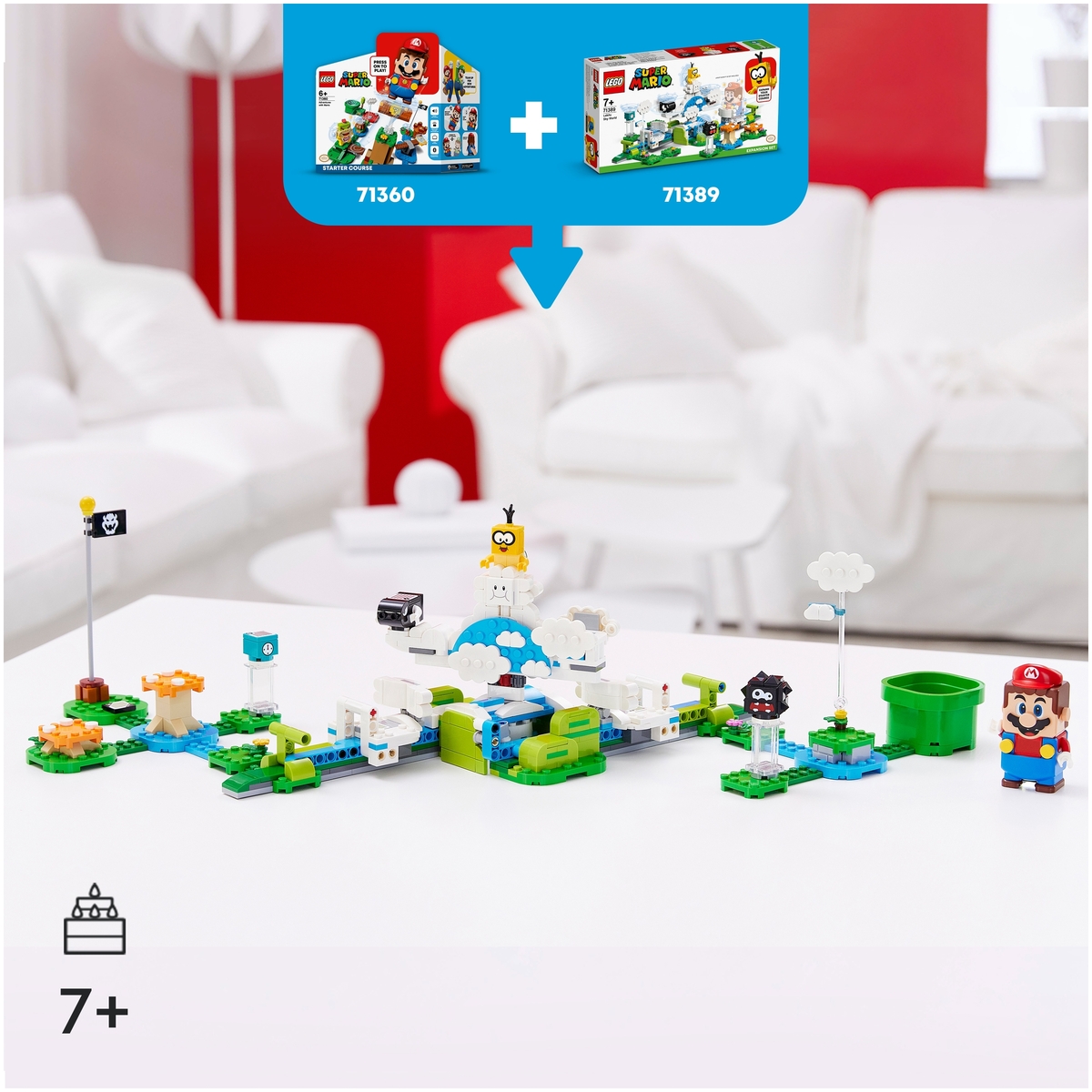 Конструктор LEGO 71389 Super Mario Дополнительный набор «Небесный мир лакиту» Казахстан