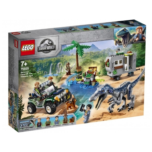 Конструктор LEGO Поединок с бариониксом: охота за сокровищами Jurassic World 75935