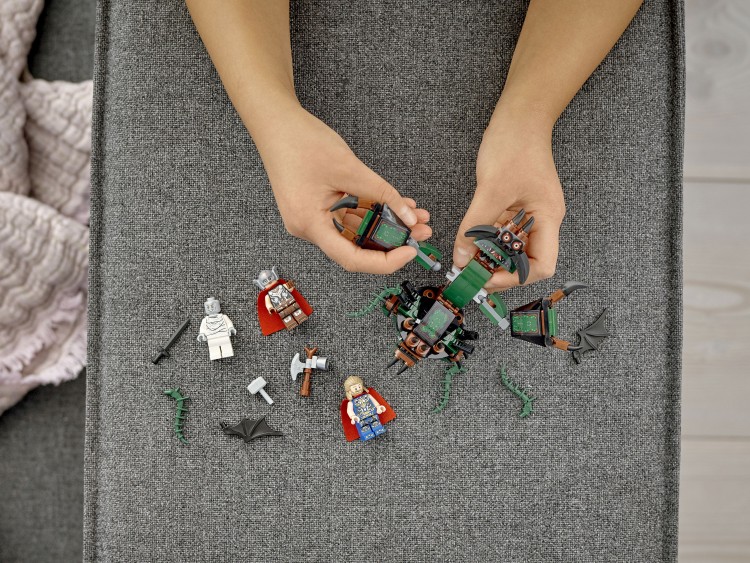 Картинка Конструктор LEGO 76207 Супер Герои Нападение на Новый Асгард