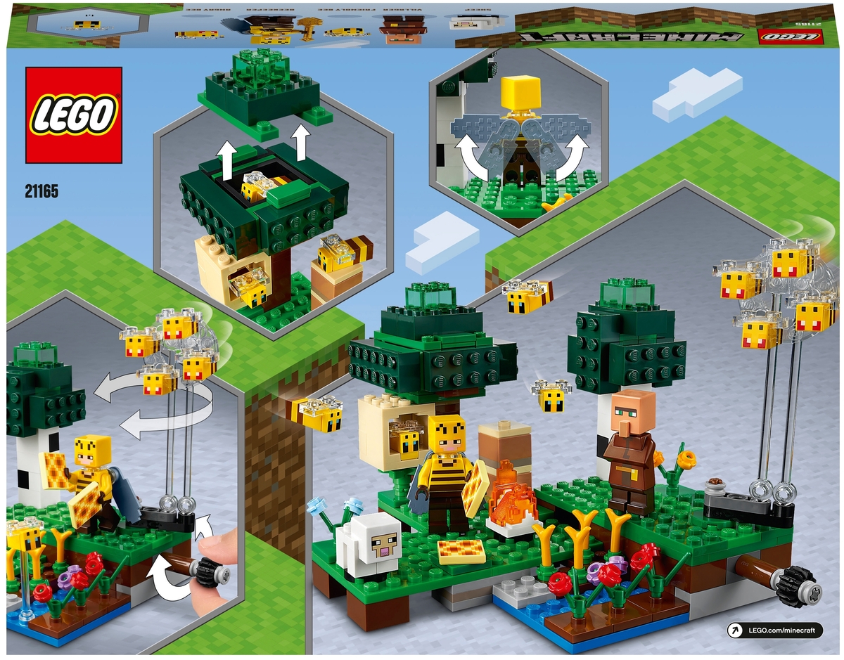 Фото Конструктор LEGO Пчелиная ферма Minecraft 21165