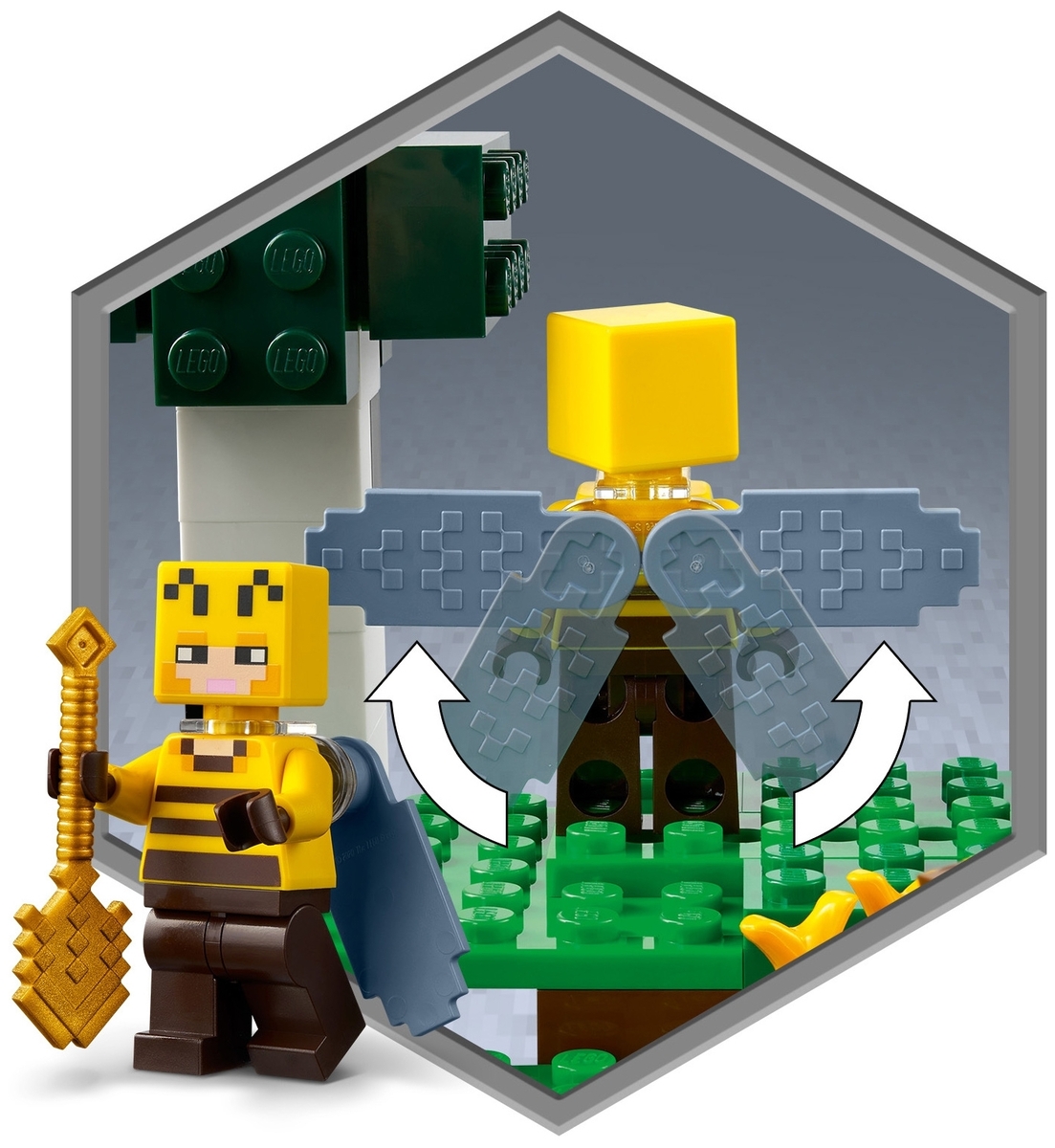 Конструктор LEGO Пчелиная ферма Minecraft 21165 Казахстан