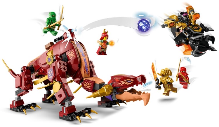 Цена Конструктор LEGO 71793 Ниндзяго Лавовый дракон-трансформер